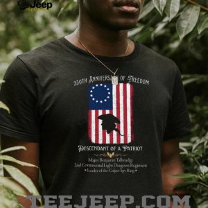 250th Anniversary of Freedom Major Benjamin Tallmadge Patriot T Shirt