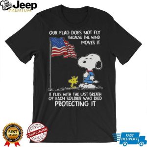 Snoopy American Flag Memorial T Shirt Our Flag Flies With The Last Breath Snoopy American Flag Memorial T Shirt Our Flag Flies With The Last Breath