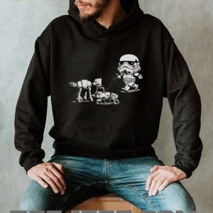Stormtrooper Walking AT AT & Star Wars Walker Pets T Shirt Stormtrooper Walking AT AT & Star Wars Walker Pets T Shirt