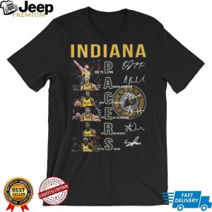 Indiana Pacers Team Players Signatures Basketball T Shirt Indiana Pacers Team Players Signatures Basketball T Shirt