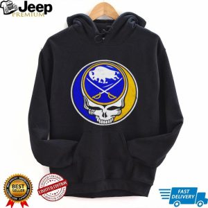 Buffalo Sabres x Grateful Dead Steal Your Face Mashup T shirt