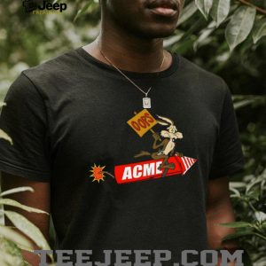 Wile E. Coyote ACME Rocket Oops Funny Cartoon T Shirt