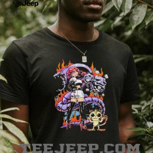 Team Rocket Jessie & Arbok Villain Retro Anime Graphic T Shirt