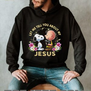 Charlie Brown Reading Bible to Snoopy “Let Me Tell You About My Jesus” Shirt