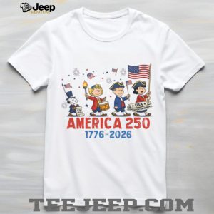 Snoopy Peanuts Gang America 250 Semiquincentennial 1776 2026 T Shirt