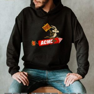 Wile E. Coyote ACME Rocket Oops Funny Cartoon T Shirt Wile E. Coyote ACME Rocket Oops Funny Cartoon T Shirt