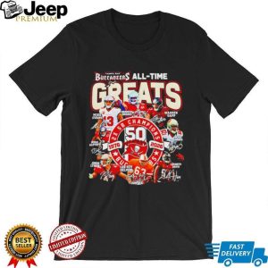 Tampa Bay Buccaneers All Time Greats Signature History T shirt Tampa Bay Buccaneers All Time Greats Signature History T shirt