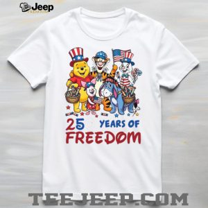 250 Years of Freedom Pooh and Friends Patriotic Celebration T Shirt 250 Years of Freedom Pooh and Friends Patriotic Celebration T Shirt