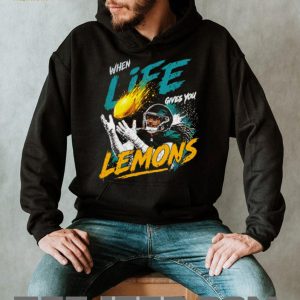 AJ Brown When Life Gives You Lemons Philadelphia Football Fans Vintage Style Men T Shirt