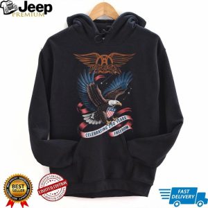 Aerosmith Rock Band Wings American Eagle Freedom Celebration T Shirt