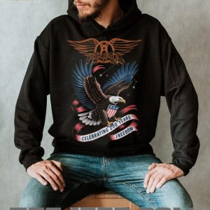 Aerosmith Rock Band Wings American Eagle Freedom Celebration T Shirt