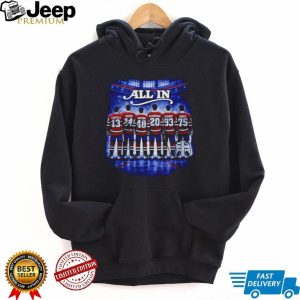 All In Hockey Team Roster Fan Tribute Black T Shirt All In Hockey Team Roster Fan Tribute Black T Shirt