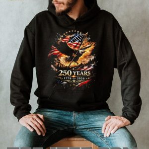 America 250th Anniversary 1776 2026 USA Liberty Eagle Flag Vintage Patriotic Men T Shirt