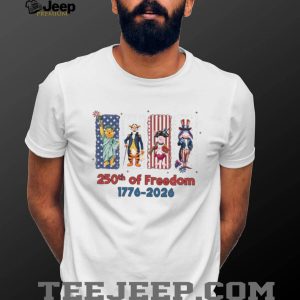 America 250th Anniversary Freedom 1776 2026 Winnie the Pooh & Friends T Shirt