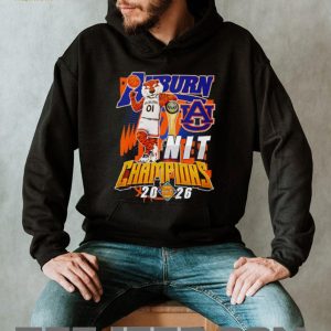 Auburn Tigers 2026 NIT Champions Basketball Mascot T Shirt Auburn Tigers 2026 NIT Champions Basketball Mascot T Shirt
