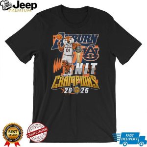 Auburn Tigers Aubie the Tiger 2026 NIT Champions Mascot T Shirt Auburn Tigers Aubie the Tiger 2026 NIT Champions Mascot T Shirt