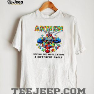Autism Awareness Spider Man T Shirt Seeing The World From A Different Angle Autism Awareness Spider Man T Shirt Seeing The World From A Different Angle