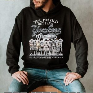 New York Yankees Greatness Legends Signatures Thank You For The Memories T Shirt New York Yankees Greatness Legends Signatures Thank You For The Memories T Shirt