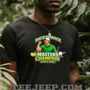 Back To Back Masters Champion 2025 and 2026 Golf Tournament Winner Men T Shirt