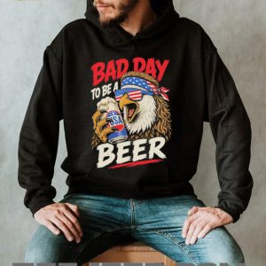 Bad Day To Be A Beer Eagle Flag Bandana T Shirt Funny Party USA T Shirt Bad Day To Be A Beer Eagle Flag Bandana T Shirt Funny Party USA T Shirt