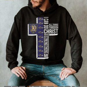 Baltimore Ravens 30 Seasons I Can Do All Things Through Christ Football T Shirt Baltimore Ravens 30 Seasons I Can Do All Things Through Christ Football T Shirt