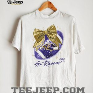 Baltimore Ravens Go Ravens Football Coquette Bow T Shirt Baltimore Ravens Go Ravens Football Coquette Bow T Shirt