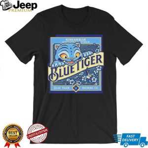Blue Tiger Korean Brewing Co Vintage Logo T Shirt Blue Tiger Korean Brewing Co Vintage Logo T Shirt
