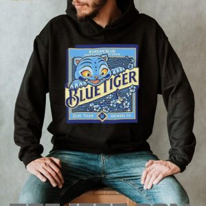 Blue Tiger Korean Brewing Co Vintage Logo T Shirt