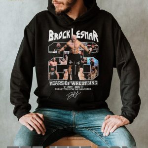 Brock Lesnar 26 Years of Wrestling 2000 2026 Thank You Memories Tribute T Shirt