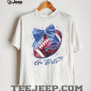 Buffalo Bills Red White Blue Bow NFL Aesthetic T Shirt Buffalo Bills Red White Blue Bow NFL Aesthetic T Shirt