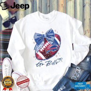 Buffalo Bills Red White Blue Bow NFL Aesthetic T Shirt