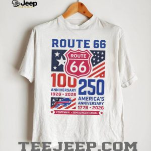 Buffalo Bills Route 66 Centennial T Shirt America’s 250th Anniversary 1776 2026 T Shirt Buffalo Bills Route 66 Centennial T Shirt America’s 250th Anniversary 1776 2026 T Shirt
