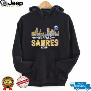 Buffalo Sabres 2026 Roster City Skyline Hockey Fan T Shirt