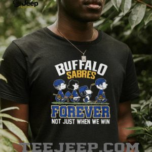 Buffalo Sabres Forever Peanuts Gang Walking Hockey Fan T Shirt