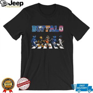 Buffalo Sports Mascots Abbey Road Crossing Sabres Bills Bisons Bandits T Shirt Buffalo Sports Mascots Abbey Road Crossing Sabres Bills Bisons Bandits T Shirt