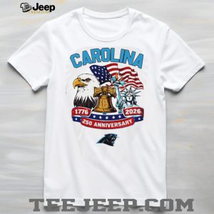 Carolina Panthers 250th Anniversary American Independence 1776 2026 Custom Jersey T Shirt Carolina Panthers 250th Anniversary American Independence 1776 2026 Custom Jersey T Shirt