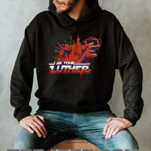 Chicago City Skyline I Am Your Luther Graffiti Style Urban Streetwear T Shirt