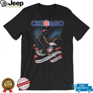 Chicago Cubs American Eagle Freedom 250 Years Celebration T Shirt Chicago Cubs American Eagle Freedom 250 Years Celebration T Shirt