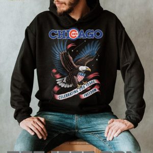 Chicago Cubs American Eagle Freedom 250 Years Celebration T Shirt