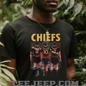 Chiefs Rugby Powerhouse Liam Messam Aaron Cruden Sam Cane Signature T Shirt