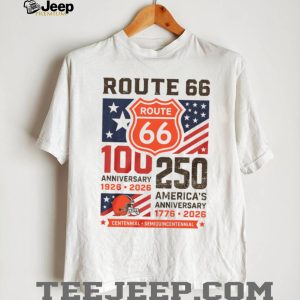 Cleveland Browns Route 66 Centennial T Shirt America’s 250th Anniversary 2026 Gift Cleveland Browns Route 66 Centennial T Shirt America’s 250th Anniversary 2026 Gift