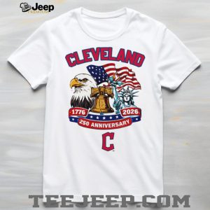 Cleveland Guardians 250th Anniversary 1776 2026 Patriotic Baseball Jersey T Shirt Cleveland Guardians 250th Anniversary 1776 2026 Patriotic Baseball Jersey T Shirt