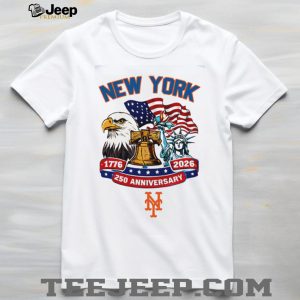 Custom New York Mets 250th Anniversary Patriotic Eagle Baseball Jersey T Shirt Custom New York Mets 250th Anniversary Patriotic Eagle Baseball Jersey T Shirt