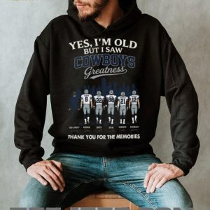 Dallas Cowboys Greatness Tom Landry Aikman Smith Irvin Vintage Men Fans Football T Shirt