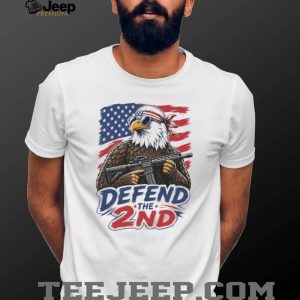 Defend The 2nd Amendment Patriotic Bald Eagle AR 15 T Shirt