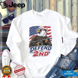 Defend The 2nd Amendment Patriotic Bald Eagle AR 15 T Shirt