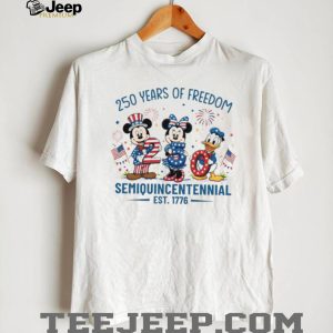 Disney Semiquincentennial Est 1776 Mickey & Donald 250 Years T Shirt Disney Semiquincentennial Est 1776 Mickey & Donald 250 Years T Shirt
