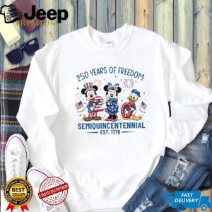 Disney Semiquincentennial Est 1776 Mickey & Donald 250 Years T Shirt