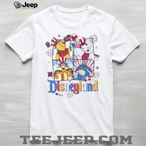 Disneyland 4th of July Winnie the Pooh and Friends Patriotic T Shirt Disneyland 4th of July Winnie the Pooh and Friends Patriotic T Shirt
