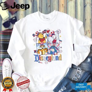 Disneyland 4th of July Winnie the Pooh and Friends Patriotic T Shirt